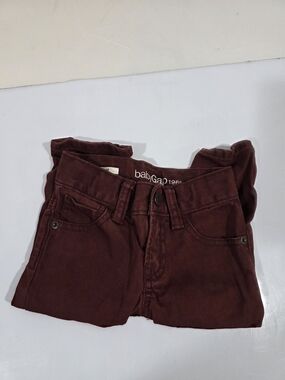 babyGap Slim Corduroy Pants - Brick Red